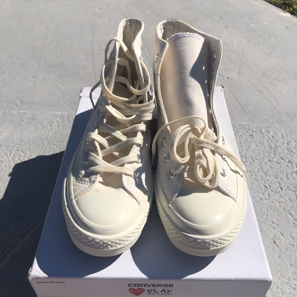 Converse Comme Des Garcons Play Hi Top - Picture 2 of 3